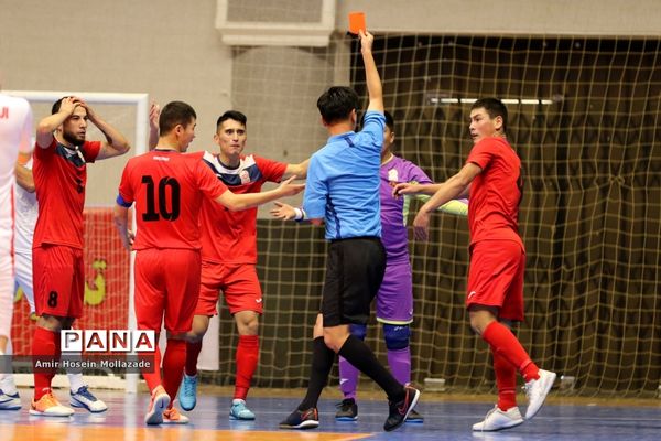 دیدار تیم‌های ایران و قرقیزستان از سری بازی‌های مرحله مقدماتی فوتسال آسیا