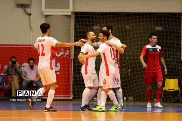 دیدار تیم‌های ایران و قرقیزستان از سری بازی‌های مرحله مقدماتی فوتسال آسیا