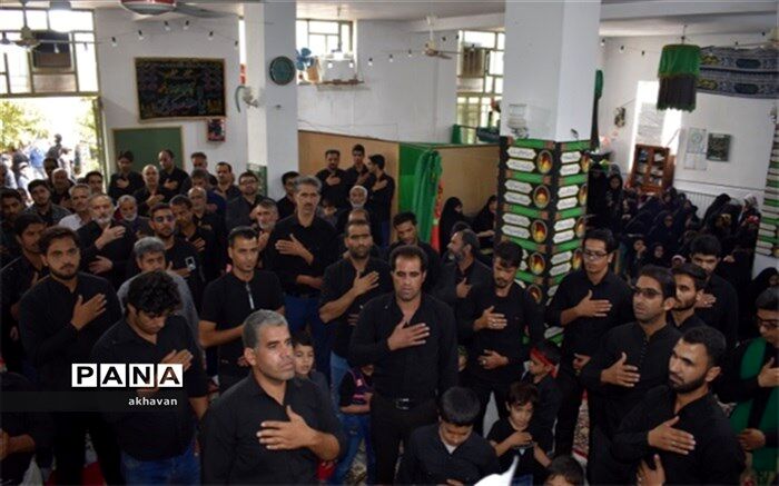 برگزاری مراسم عزاداری شهادت امام حسن مجتبی (ع) در بهاباد