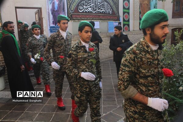 گردهمایی پایان ماه صفر بسیجیان دانش‌آموز در منزل امام خمینی  (ره)