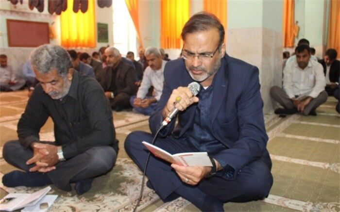 برگزاری مراسم زیارت عاشورا در اداره کل آموزش و پرورش استان بوشهر