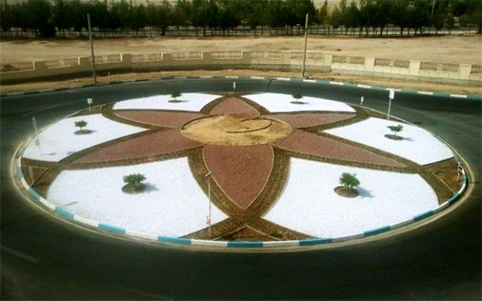 طراحی و زیباسازی میدان جدیدالاحداث کتاب