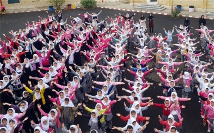 همایش ورزش صبحگاهی دانش آموزی در جلفا
