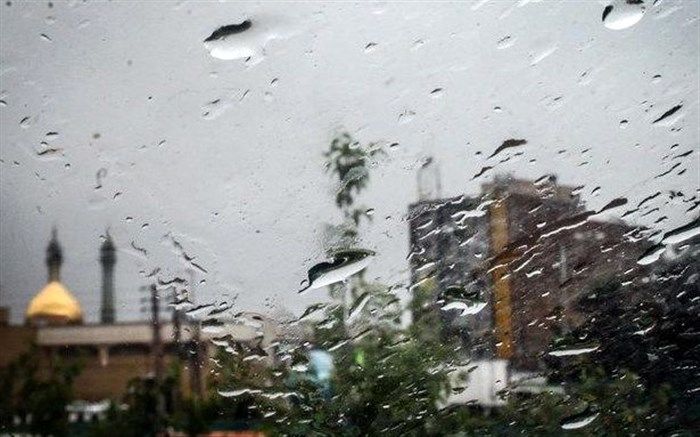 هوای قم بارانی می شود