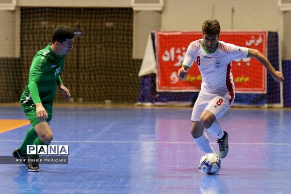 دیدار تیم‌های ایران و ترکمنستان از سری بازی های مرحله مقدماتی فوتسال آسیا