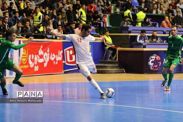 دیدار تیم‌های ایران و ترکمنستان از سری بازی های مرحله مقدماتی فوتسال آسیا