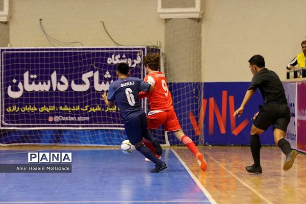 دیدار تیم‌های تاجیکستان و نپال از سری بازی‌های مرحله مقدماتی فوتسال آسیا