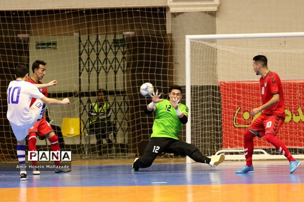 دیدار تیم‌های ازبکستان و افغانستان از سری بازی‌های مرحله مقدماتی فوتسال آسیا