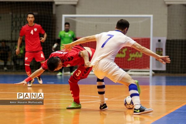 دیدار تیم‌های ازبکستان و افغانستان از سری بازی‌های مرحله مقدماتی فوتسال آسیا