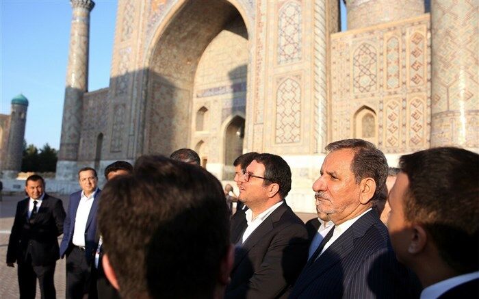 بازدید جهانگیری از برخی مراکز تاریخی باستانی سمرقند