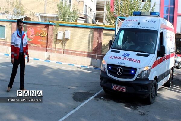 مانور پدافند غیرعامل در شهرستان بهارستان