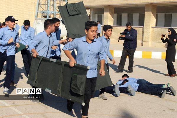 مانور پدافند غیر عامل در بوشهر