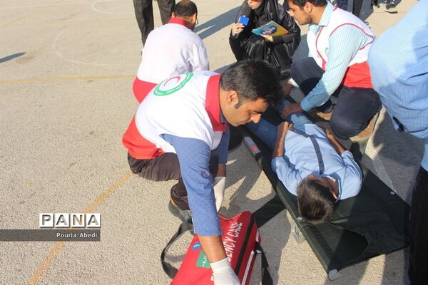مانور پدافند غیر عامل در بوشهر