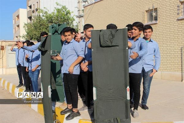 مانور پدافند غیر عامل در بوشهر