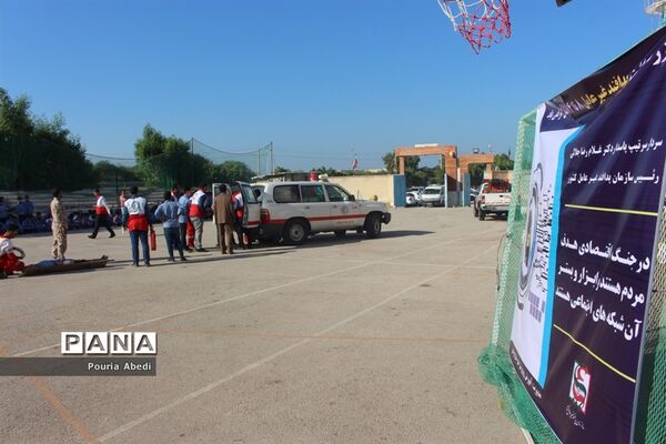 مانور پدافند غیر عامل در بوشهر