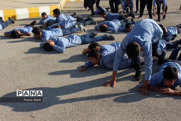 مانور پدافند غیر عامل در بوشهر