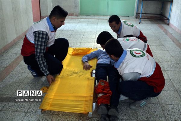 برگزاری رزمایش پدافند غیرعامل در چهاردانگه