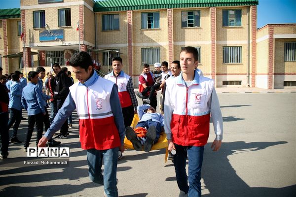 برگزاری رزمایش پدافند غیرعامل در چهاردانگه