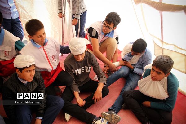 برگزاری رزمایش پدافند غیرعامل در چهاردانگه