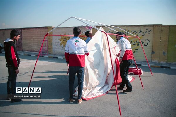 برگزاری رزمایش پدافند غیرعامل در چهاردانگه
