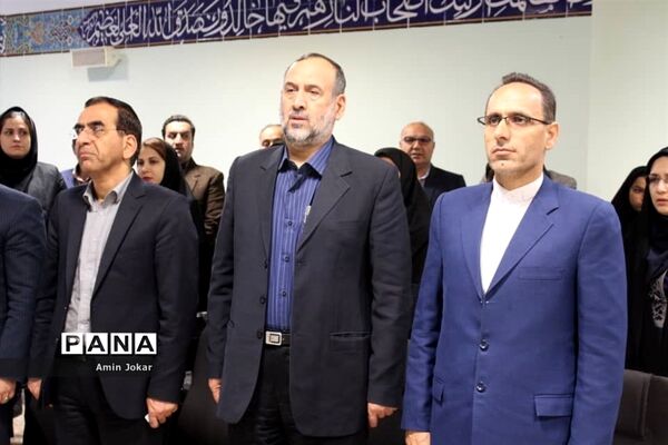 آیین نواختن زنگ هفته پدافند غیرعامل در میاندرود