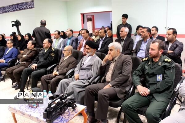 آیین نواختن زنگ هفته پدافند غیرعامل در میاندرود