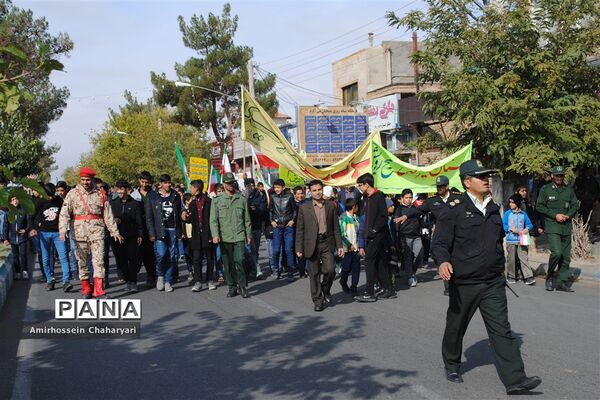 برگزاری راهپیمایی روز 13 آبان در شهرستان تایباد