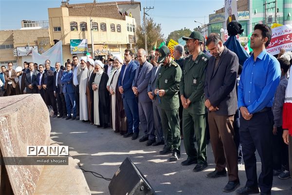 راهپیمائی یوم الله 13 آبان در شهرستان اشکذر