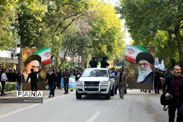 راهپیمایی یوم الله 13 آبان در خراسان شمالی