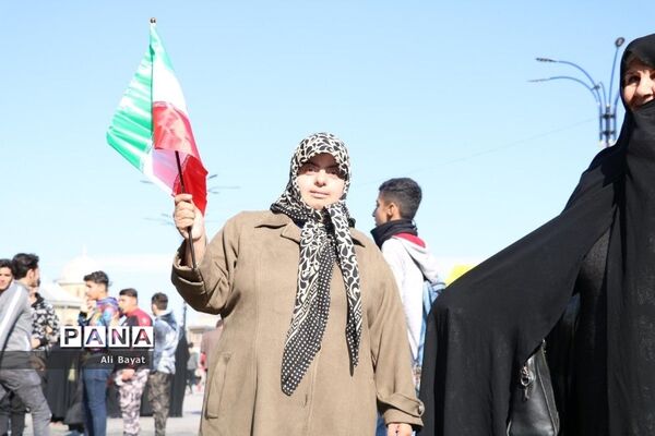 راهپیمایی ١٣ آبان در همدان