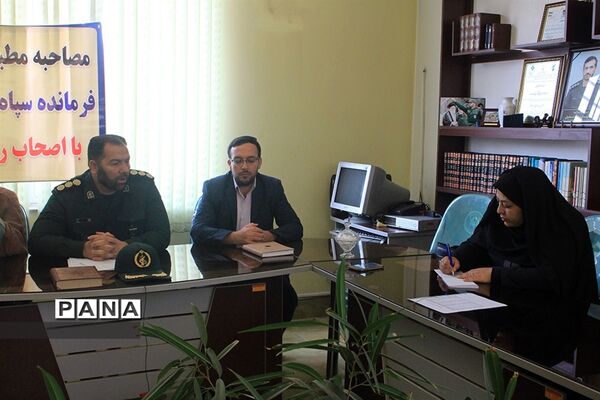 نشست مطبوعاتی فرمانده سپاه امامت تبریز
