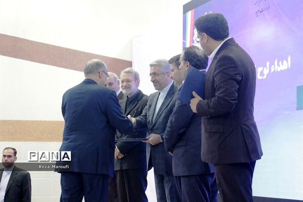 آغاز بهره برداری از نیروگاه برق آبی سردشت  با حضور رئیس مجلس و وزیر نیرو