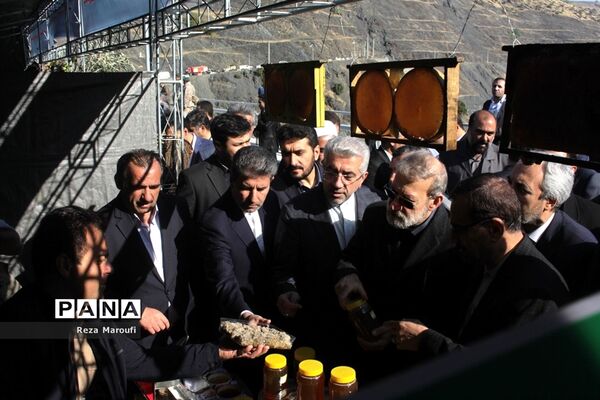 آغاز بهره برداری از نیروگاه برق آبی سردشت  با حضور رئیس مجلس و وزیر نیرو