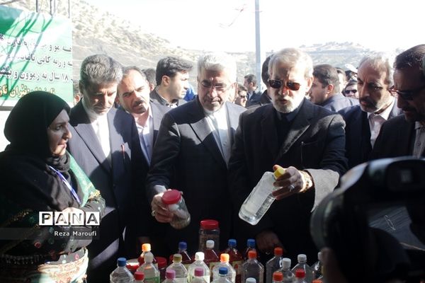 آغاز بهره برداری از نیروگاه برق آبی سردشت  با حضور رئیس مجلس و وزیر نیرو