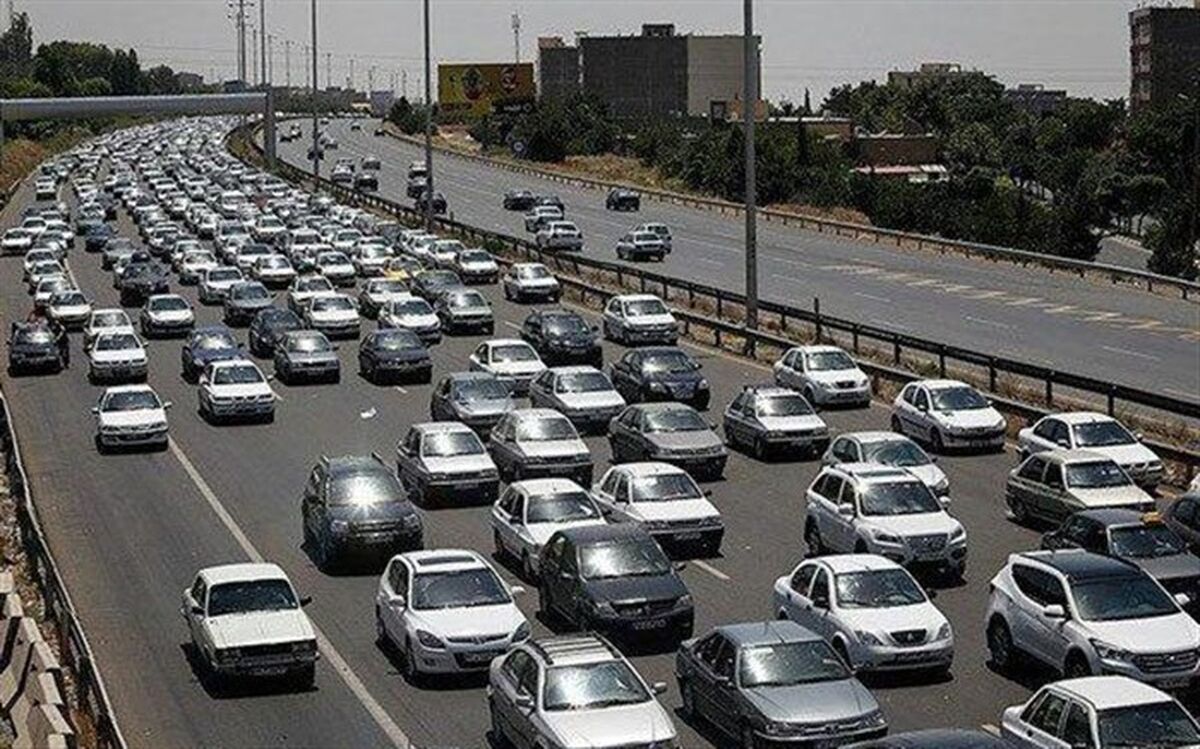 ترافیک نیمه سنگین در مسیرهای منتهی به شمال