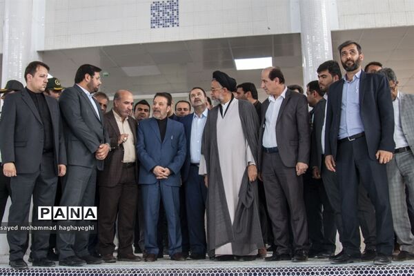 سفر رئیس دفتر رئیس جمهور و وزیر اطلاعات به لامرد فارس