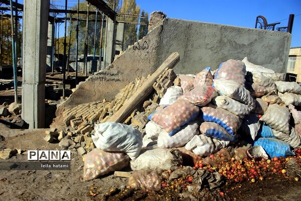 روستای ورنکش میانه 3 روز پس از زلزله