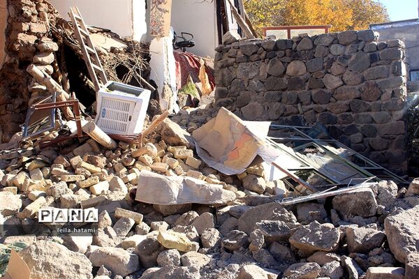 روستای ورنکش میانه 3 روز پس از زلزله