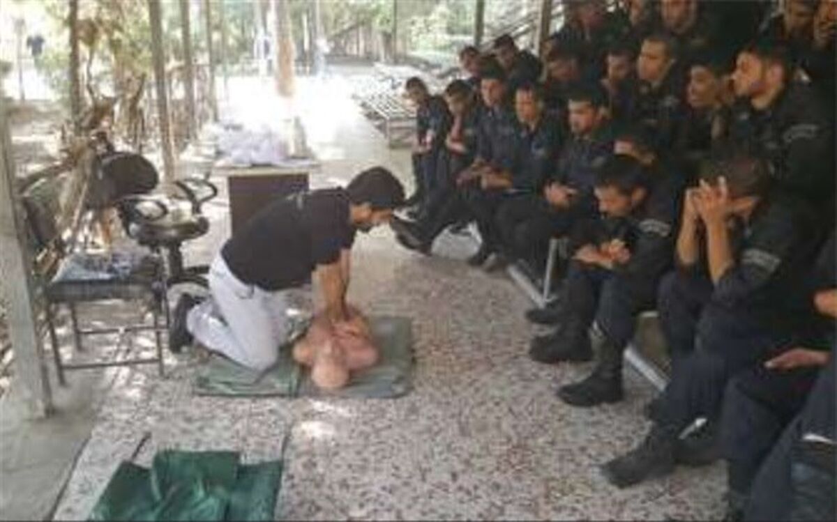 آموزش امدادی بیش از هزار سرباز وظیفه