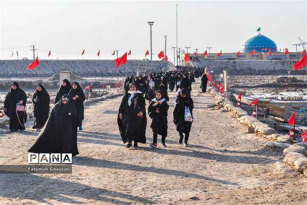 دانش‌آموزان لامردی در سرزمین ایثار و فداکاری