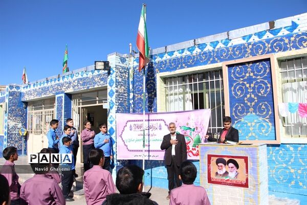 جشن میلاد پیامبر(ص) و امام صادق(ع) درآموزشگاه امام صادق(ع)  شهرستان بیرجند
