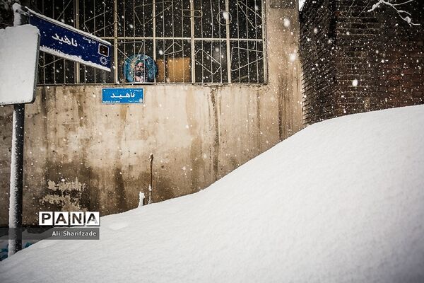 بارش برف پاییزی در تهران