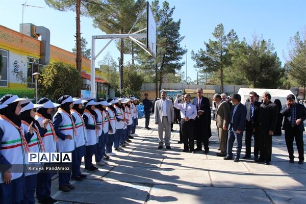 مانور پدافند غیرعامل در آموزشگاه نمونه تقوی شهرستان بیرجند