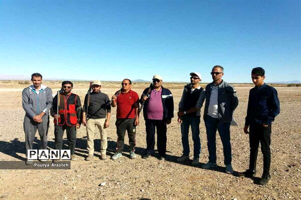 مسابقات تیراندازی به اهداف پروازی در جنگل نخاب شهرستان خوسف