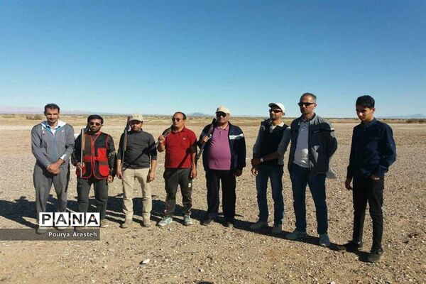 مسابقات تیراندازی به اهداف پروازی در جنگل نخاب شهرستان خوسف