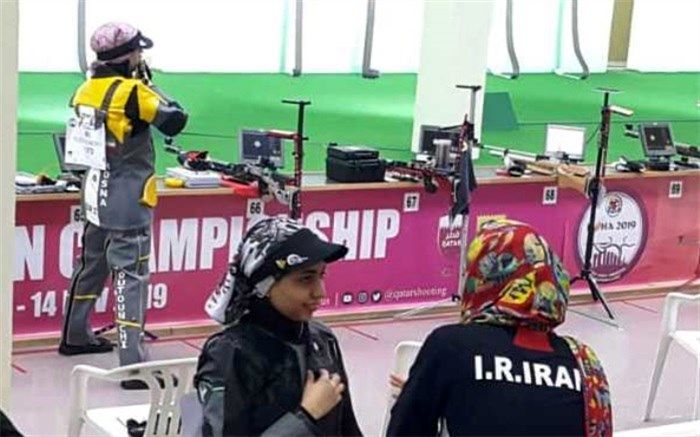 عنوان هشتمی تفنگ 10 متر آسیا به کرم زاده رسید