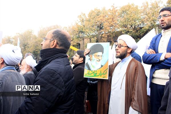 اعلام انزجار عمومی  مردم تبریز از آشوبگران