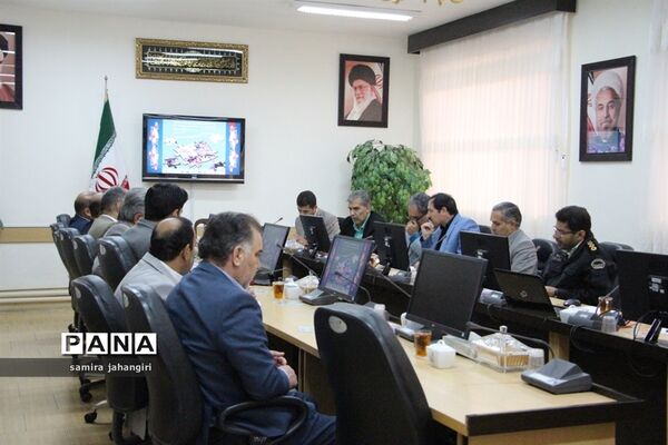 جلسه برنامه‌ریزی و هماهنگی  بیست و یکمین مانور سراسری زلزله و ایمنی درمدارس