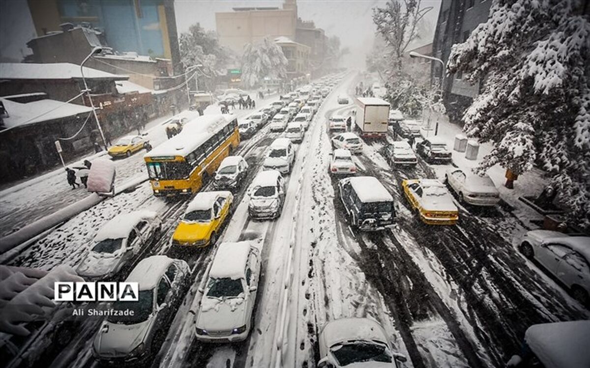 کدام جاده‌ها برفی و بارانی است؟