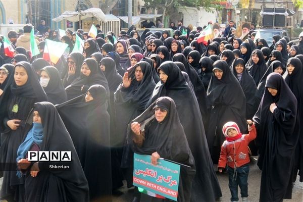 برگزاری راهپیمای اقتدار و امنیت در بجنورد